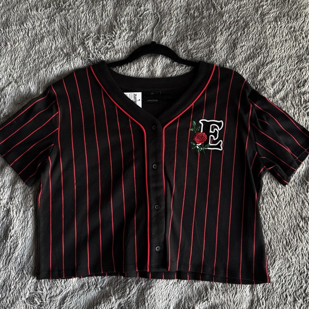 Zumiez - Empyre Black and Red Striped Button Down Shirt
Size - Large